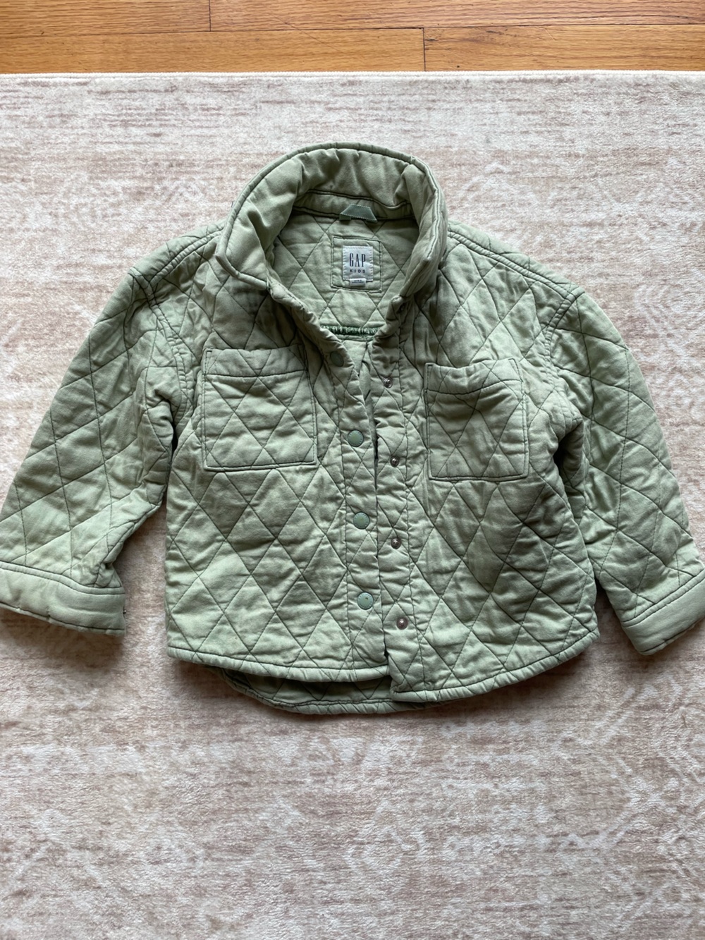 GAP Kids Quilted Cotton Jacket Size XS 4-5